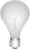 free vector Gray Light Bulb clip art