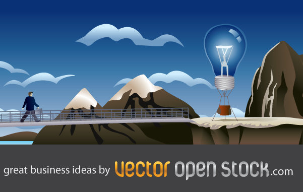 free vector Great Business Ideas