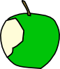 free vector Green Apple clip art