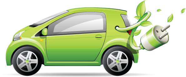 free vector Green Car Vector