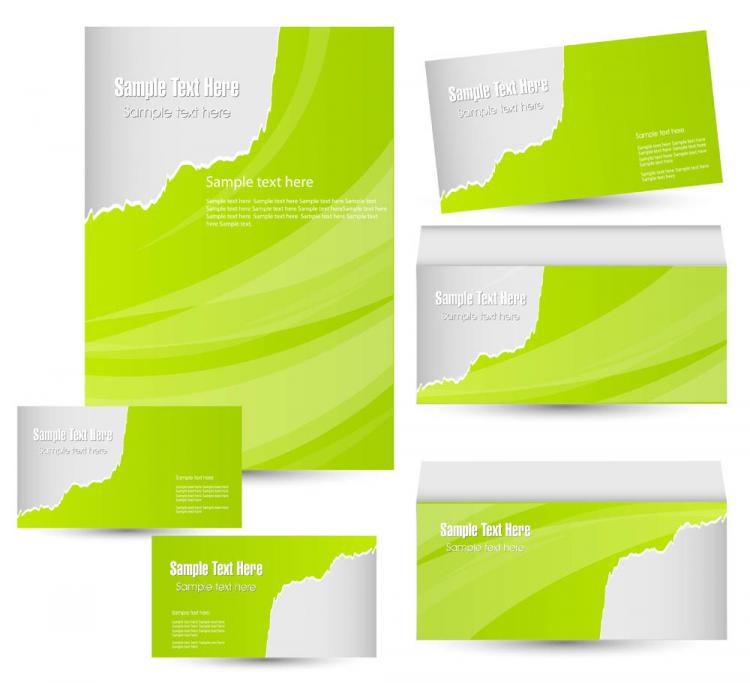 green-card-template-2415-free-eps-download-4-vector