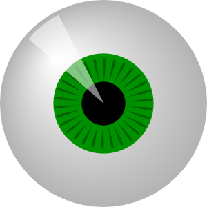 free vector Green Eye clip art