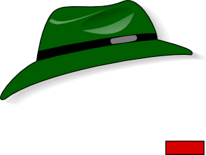 free vector Green Fedora clip art