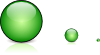 free vector Green Glassbutton With Shadow clip art