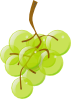free vector Green Grapes clip art