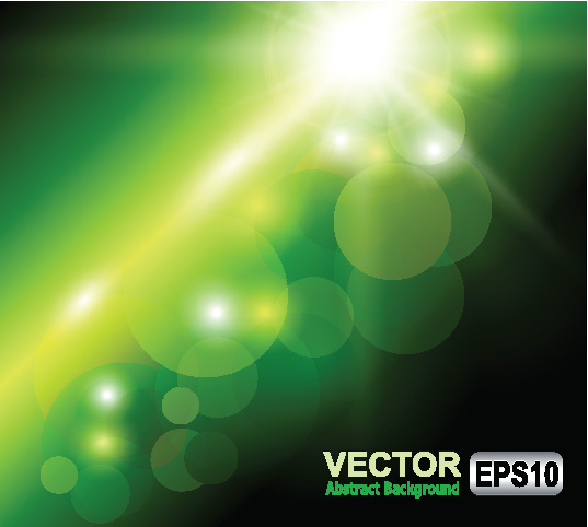 free vector Green halo background 03 vector