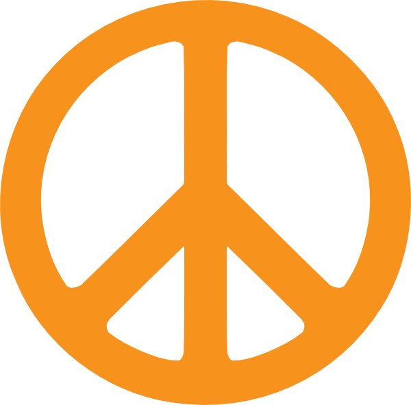 free vector Green Peace Symbol clip art