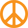 free vector Green Peace Symbol clip art