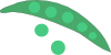 free vector Green Peas clip art