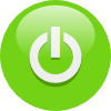 free vector Green Power Button clip art