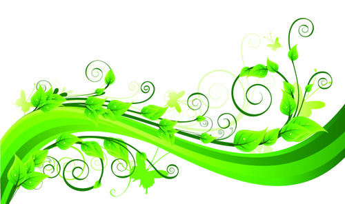 free vector Green rattan plant vector