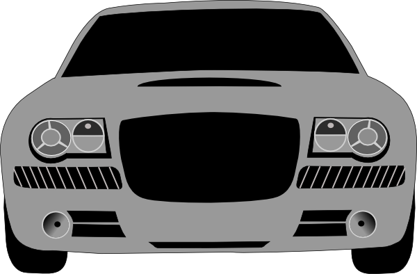 free vector Grey Sports Car clip art