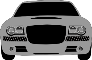 free vector Grey Sports Car clip art