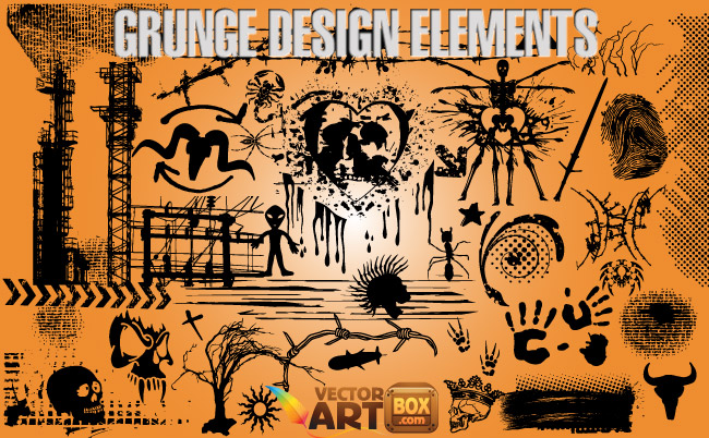 free vector Grunge Design Elements