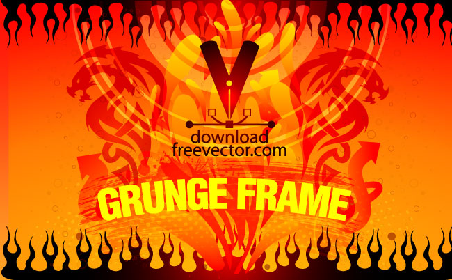 free vector Grunge Frame