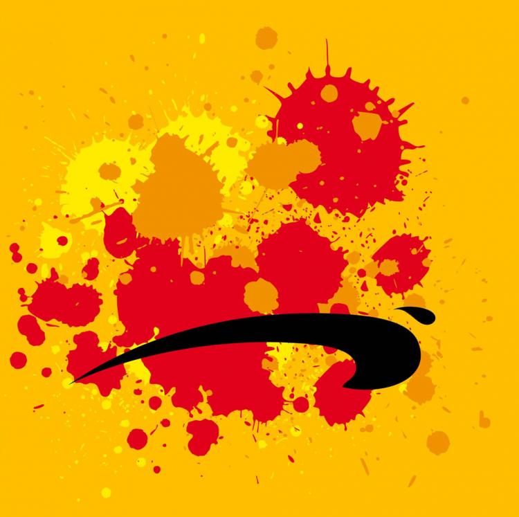 free vector Grunge Paint Splatters