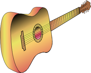 free vector Guitar Profile clip art