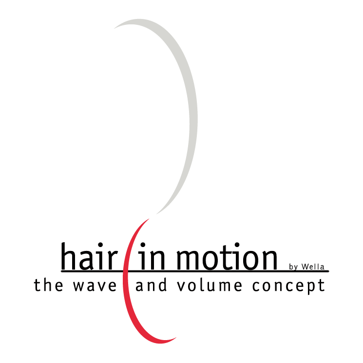 free vector Hair in motion