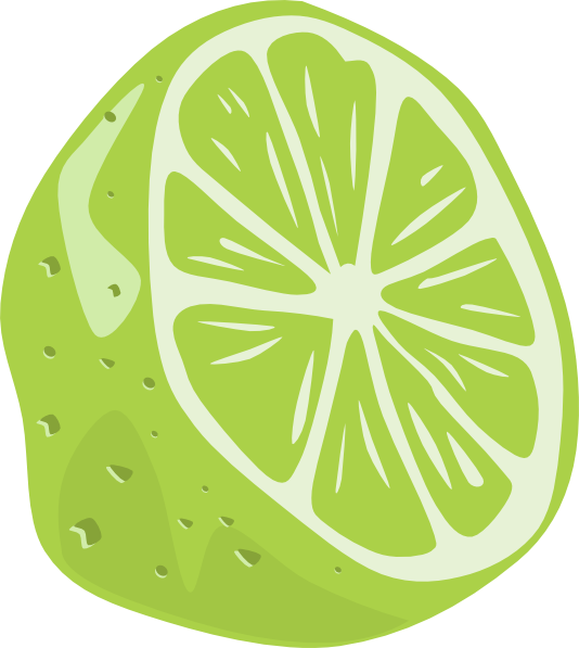 free vector Half Lime clip art