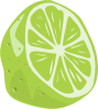 free vector Half Lime clip art