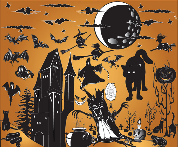 free vector Halloween clip art illustrations