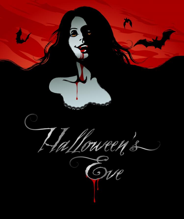 free vector Halloween horror poster vector