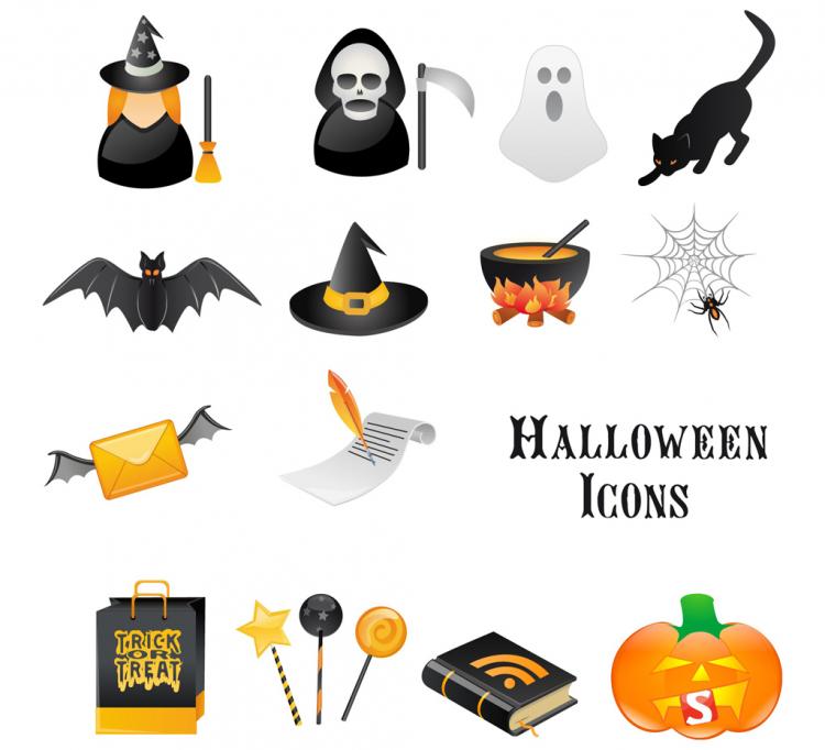 free vector Halloween Icons