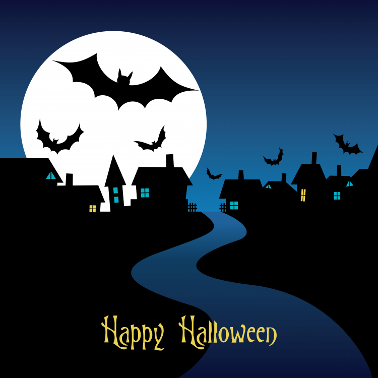 Download Halloween Night Card (11898) Free EPS, SVG Download / 4 Vector