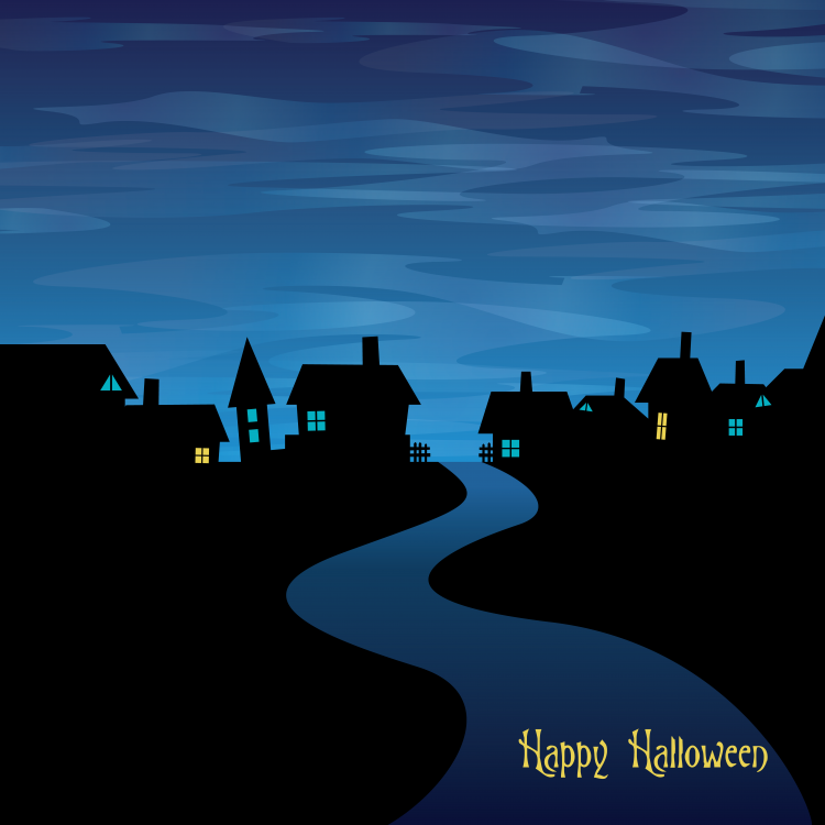 Download Halloween Night Card (11898) Free EPS, SVG Download / 4 Vector