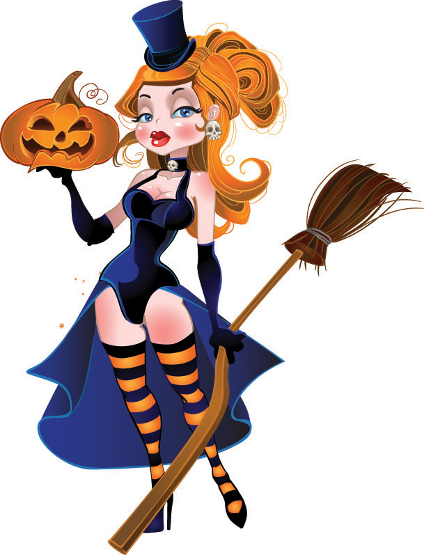free witch cartoon clipart - photo #27