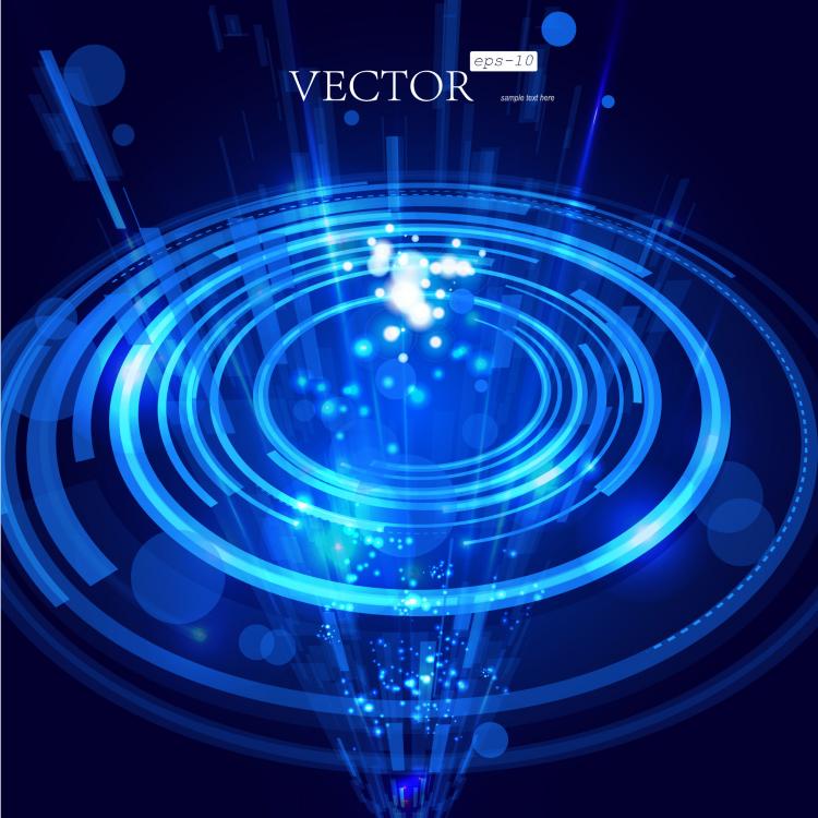 free vector Halo effects background 05 vector