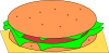 free vector Hamburger clip art