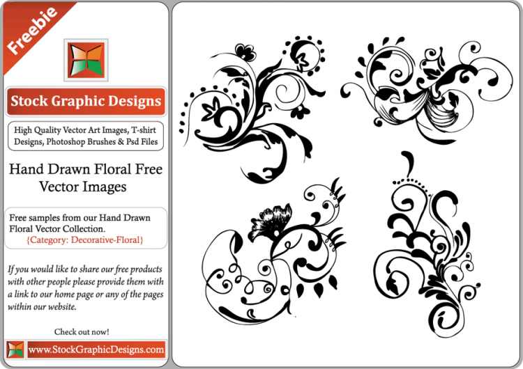 free vector Hand Drawn Floral Free Vector Images