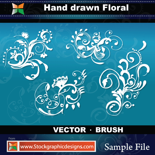 free vector Hand Drawn Floral