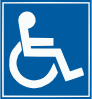 free vector Handicap Sign clip art