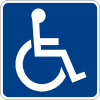 free vector Handicapped Accessible Sign clip art