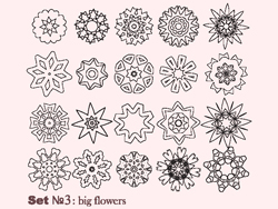 free vector Handpainted pattern style 03 vector