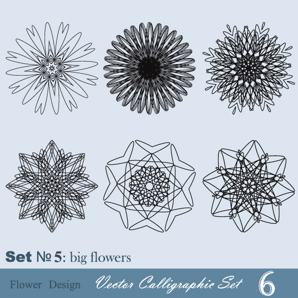 free vector Handpainted pattern style 05 vector