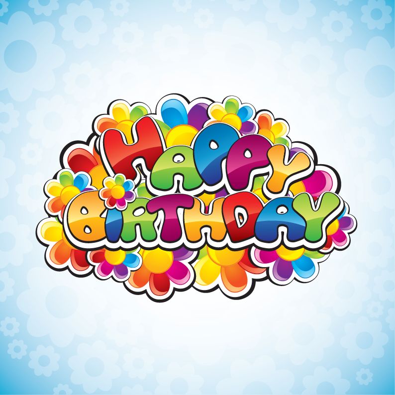 Happy Birthday Illustration (7545) Free EPS Download / 4 ...