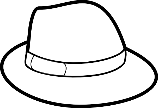 free vector Hat Outline clip art