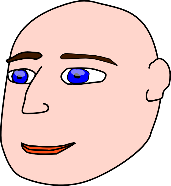 free vector Head Man Bald clip art
