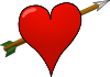 free vector Heart-arrow clip art
