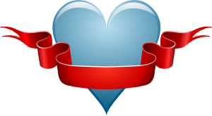 free vector Heart Ribbon clip art