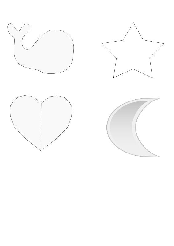 free vector Heart silhouette