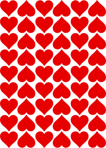 free vector Heart Tiles clip art
