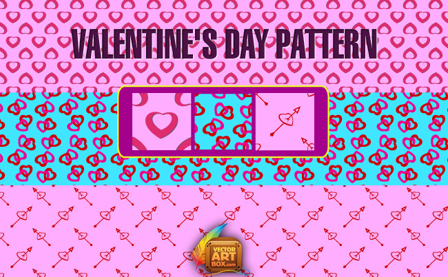 free vector Hearts Seamless Pattern