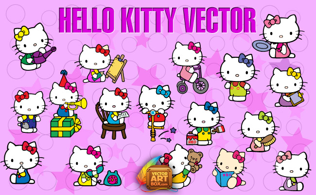 free vector Hello Kitty Vector