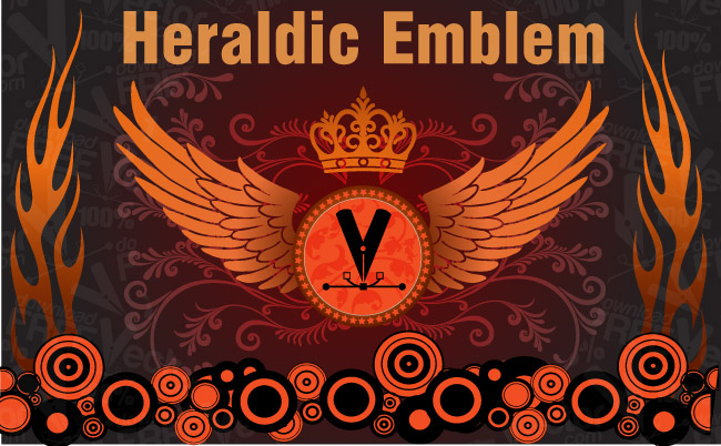 free vector Heraldic Emblem