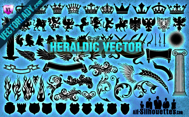 free vector Heraldic Vector Clipart