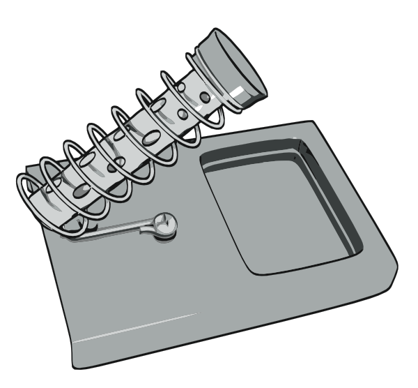free vector Hexdoll Soldering Iron Stand clip art